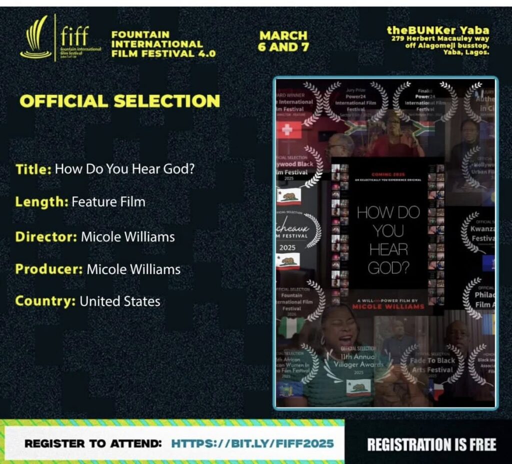 Micole Williams’ Documentary Receives FIFF Selection