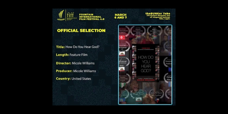 Micole Williams’ Documentary Receives FIFF Selection